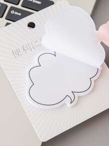 Lời nói 1pc Bong bóng được tạo hình Ghi chú dính ngẫu nhiên - Nhiều màu - Xem 3