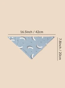 5入組嬰兒卡通圖案方巾