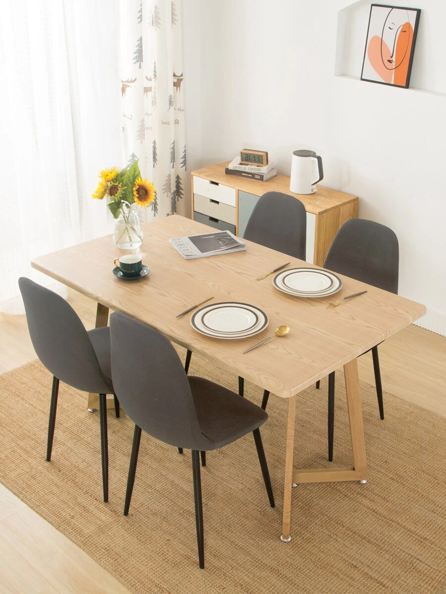 1/4/6件套简约纯色弹力座椅套，适用于高端贝壳椅