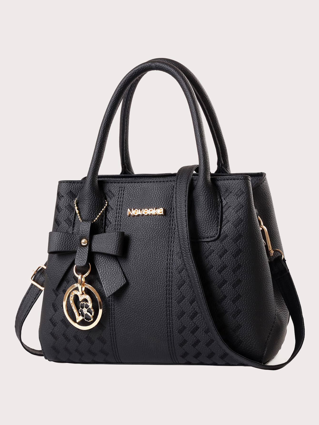 Bolsa diseño de lazo y corazón metálico | Mode de Mujer | SHEIN España