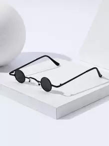 1 chiếc Gương tròn kim loại MINI nhỏ, Gương trang trí kỳ quặc không phổ biến, Kính trang trí thời trang cổ điển Thích hợp cho du lịch, Chụp ảnh, Phát trực tiếp, Cá nhân hóa, Cho vũ hội hóa trang, Lễ hội âm nhạc cho kỳ nghỉ bãi biển mùa hè, Ngoài trời, Du lịch - màu đen - Xem 3