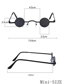 1 chiếc Gương tròn kim loại MINI nhỏ, Gương trang trí kỳ quặc không phổ biến, Kính trang trí thời trang cổ điển Thích hợp cho du lịch, Chụp ảnh, Phát trực tiếp, Cá nhân hóa, Cho vũ hội hóa trang, Lễ hội âm nhạc cho kỳ nghỉ bãi biển mùa hè, Ngoài trời, Du lịch - màu đen - Xem 6