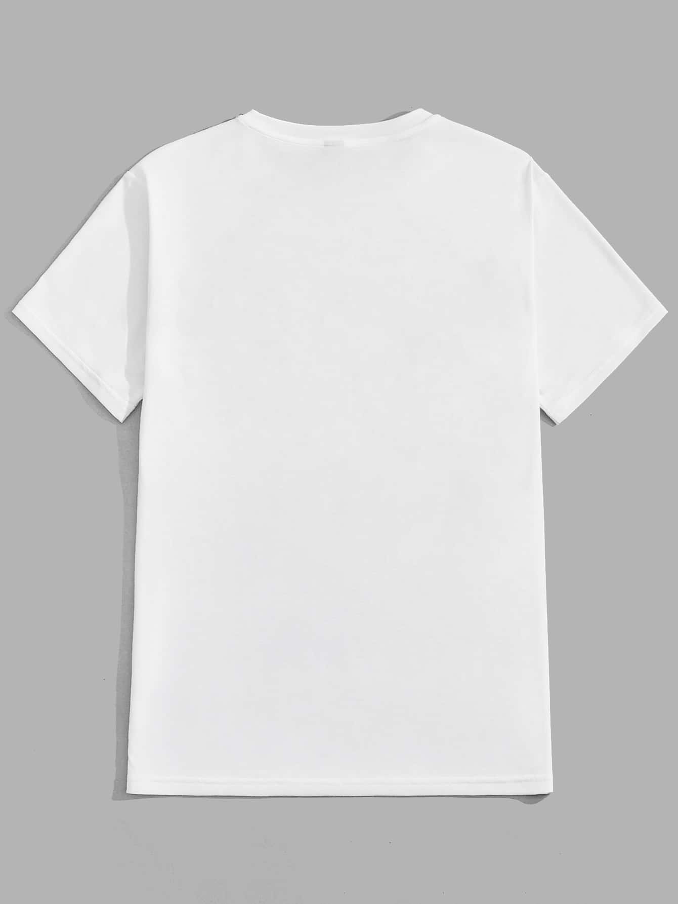 Men T-Shirts Fit Crew Neck Short Sleeve Graphic Tee Floral Casual, Summer