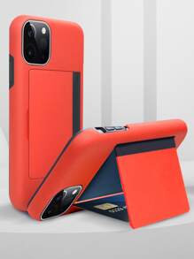 Bao đựng điện thoại đa năng khe cắm thẻ - Đỏ - Xem 2