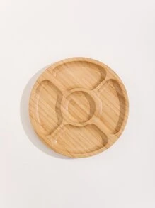 1入組多格餐飲託盤 - 杏色 - 查看 3