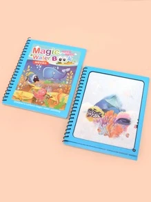 1 pieza con dibujos animados Libro & 1 pieza Cepillo - Multicolor - Ver 2