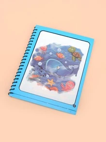 1 pieza con dibujos animados Libro & 1 pieza Cepillo - Multicolor - Ver 7