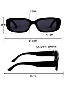 1 Pair Retro Vintage Style Glasses, Neon Color Futuristic Non-Mainstream Millennium Jelly Color Summer Vacation Oval INS Y2K Hip-Hop Rock Vintage Small Square Frame Reinforced Copper Hinges Optical Sunglasses For Summer Beach Vacation,Outdoor,Travel