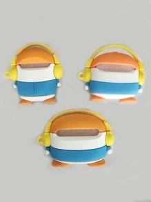 Cute Stuff Funny Cartoon Duck Case Compatible With Airpods - Yellow - View 6