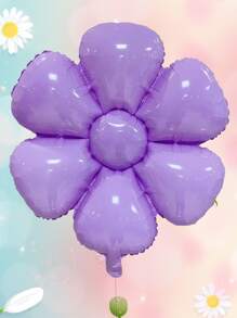 Bóng bay hình hoa 1pc - Màu tím - Xem 1