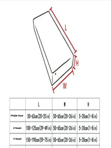 1pc Gingham Pattern Sofa Seat Cover - Multicolor - View 6