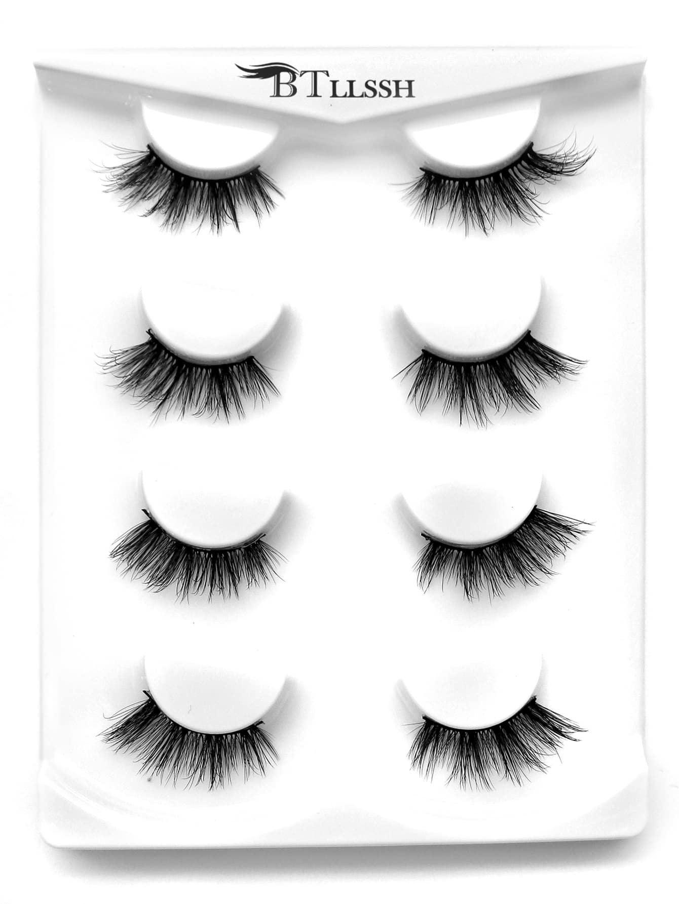 4pairs Cat Eye False Eyelashes