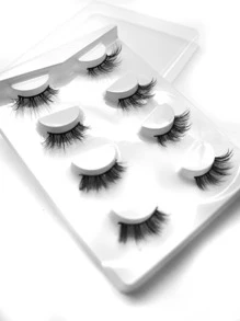 4pairs Cat Eye False Eyelashes
