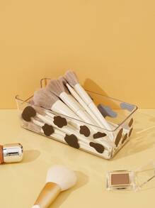 1个透明奶牛造型化妆品收纳盒，适合存放化妆刷、贴纸、眼影、腮红和混合工具。也可用于整理桌面小物件和派对化妆刷。 包包、房间装饰、化妆包、梳妆台、旅行、化妆包、旅行必备、收纳盒、储物、旅行必备、化妆品收纳盒、化妆包、化妆品收纳盒、收纳盒、洗漱包、桌面收纳盒、化妆品包、化妆袋、化妆品收纳盒、梳妆台配件、化妆袋、化妆包、珠宝盒、化妆刷架、化妆刷架、香水收纳盒、化妆包、女士礼物、圣诞礼物、女士礼物创意 - 無色 - 查看 2