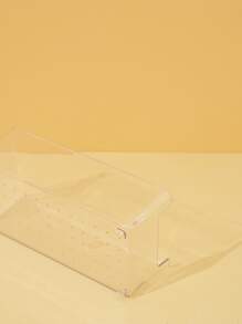 1个透明奶牛造型化妆品收纳盒，适合存放化妆刷、贴纸、眼影、腮红和混合工具。也可用于整理桌面小物件和派对化妆刷。 包包、房间装饰、化妆包、梳妆台、旅行、化妆包、旅行必备、收纳盒、储物、旅行必备、化妆品收纳盒、化妆包、化妆品收纳盒、收纳盒、洗漱包、桌面收纳盒、化妆品包、化妆袋、化妆品收纳盒、梳妆台配件、化妆袋、化妆包、珠宝盒、化妆刷架、化妆刷架、香水收纳盒、化妆包、女士礼物、圣诞礼物、女士礼物创意 - 無色 - 查看 3