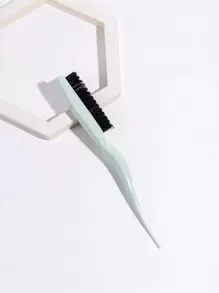 WANMEI 1把塑料尖头梳，精准分缝梳，蓬松梳，三排造型梳，用于梳理打结、蓬松头发、湿发梳理、卷发分离和造型，日常沙龙和居家美发造型及护发工具 - 綠色 - 查看 2