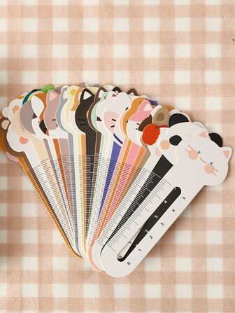 Etori Life 30入組卡通動物圖案書簽