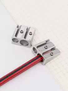 2 piezas Sacapuntas de aleación - Multicolor - Ver 1