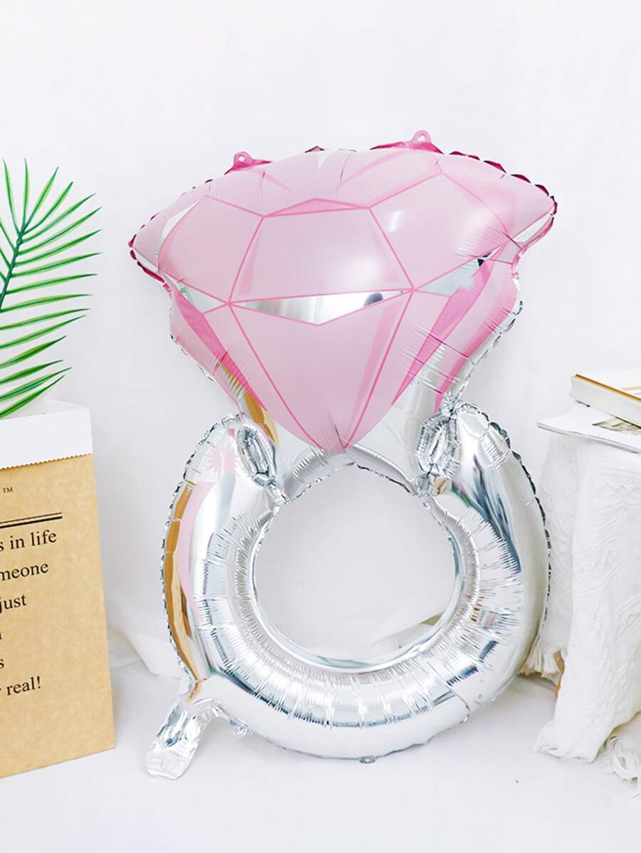 1入組鑽石設計小氣球