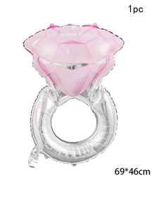 1入組鑽石設計小氣球