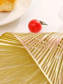 1pc Hollow Out Placemat - Gold - View 3