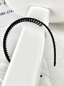 Chain Decor Headband - Black - View 3