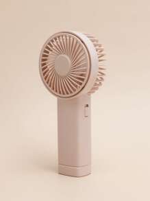 AOYI 1只可充電的便攜式手持簡易戶外小風扇,帶一檔調節和掛繩 - 粉色 - 查看 3