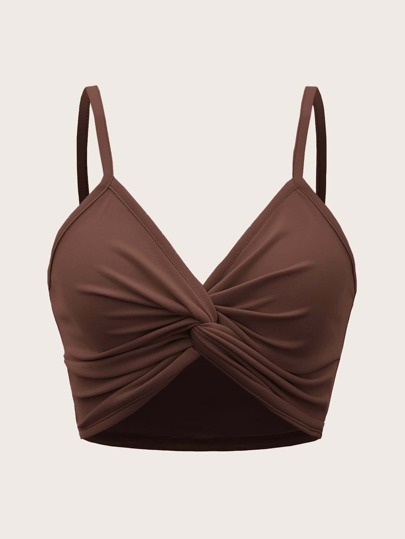 Solid Twist Cami Top