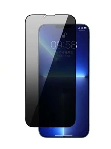 Miếng dán bảo vệ màn hình riêng tư 2 tấm HD Tương thích với iPhone 15/15Pro/15Plus/15Promax - màu đen - Xem 2