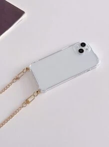 透明手機殼帶鏈子帶 - 無色 - 查看 5