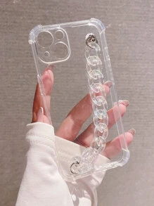 With Phone Charm Simple Wristband Full Coverage Anti-Drop Phone Case Compatible With Iphone 15/15promax/15pro/15plus/11/12/13/14promax/Xs/Xr/11pro/11promax/12pro/12promax/13pro/13promax/7plus/14pro/14promax/14plus/7plus/8plus/8/Se2