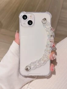 With Phone Charm Simple Wristband Full Coverage Anti-Drop Phone Case Compatible With Iphone 15/15promax/15pro/15plus/11/12/13/14promax/Xs/Xr/11pro/11promax/12pro/12promax/13pro/13promax/7plus/14pro/14promax/14plus/7plus/8plus/8/Se2