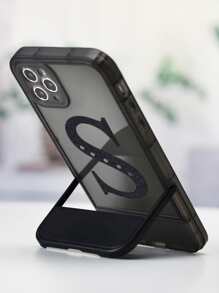 con estampado de letra Funda para móvil con invisible escritorio Soporte - Multicolor - Ver 2