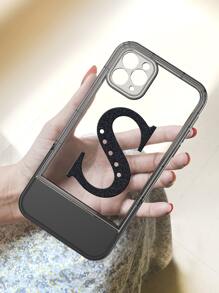 con estampado de letra Funda para móvil con invisible escritorio Soporte - Multicolor - Ver 7