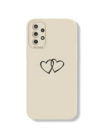 1个心形手机壳，兼容 15 Pro Max，兼容小米手机，国际版，非国内版