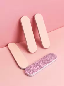 4 piezas Lima de uña brillante - Multicolor - Ver 3