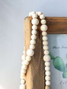 1pc Bead & Tassel Decor Decoration Craft Best Gifts - Khaki - View 2