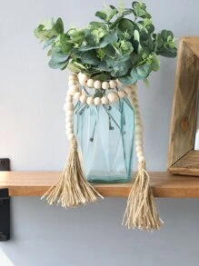 1pc Bead & Tassel Decor Decoration Craft Best Gifts - Khaki - View 5