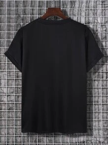 Manfinity EMRG Men Expression Print Tee - Black - View 2