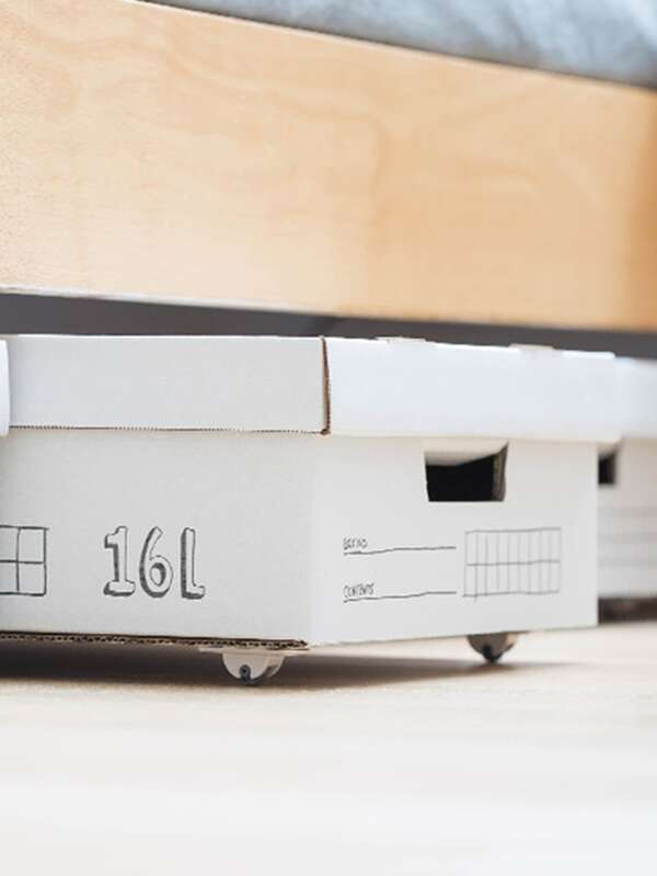 4pcs Stickable Wheels,Household Furniture Casters,Storage Box Rollers