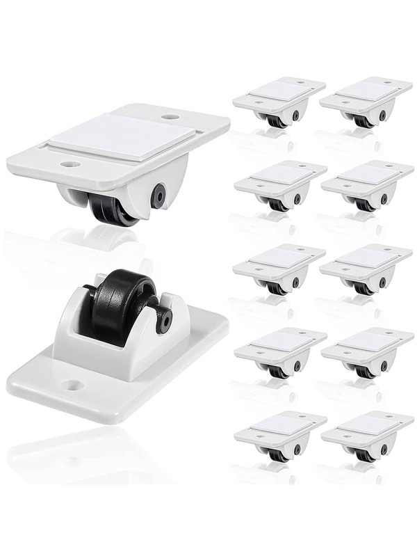 4pcs Stickable Wheels,Household Furniture Casters,Storage Box Rollers