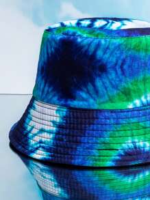 Sombrero cubo reversible remolino de tie dye - Multicolor - Ver 3