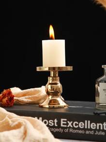 1 cái giá đỡ nến tối giản - Vàng - Xem 4