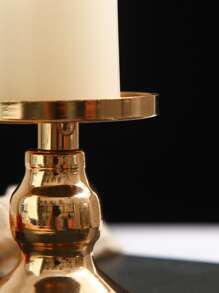 1 cái giá đỡ nến tối giản - Vàng - Xem 6