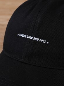 男士字母圖案棒球帽