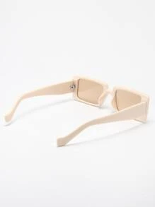 方框太陽眼鏡 - 香檳色 - 查看 3