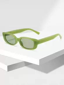 著色鏡片太陽眼鏡 - 綠色 - 查看 1