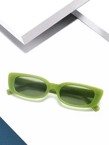 著色鏡片太陽眼鏡 - 綠色 - 查看 2