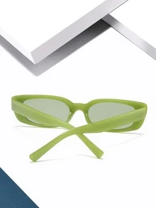 著色鏡片太陽眼鏡 - 綠色 - 查看 4