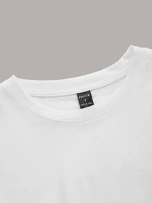 Oxana Fomina Floral & Rabbit Print Crop Tee - White - View 3